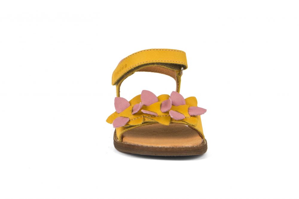 Lore Flower Sandale dark yellow