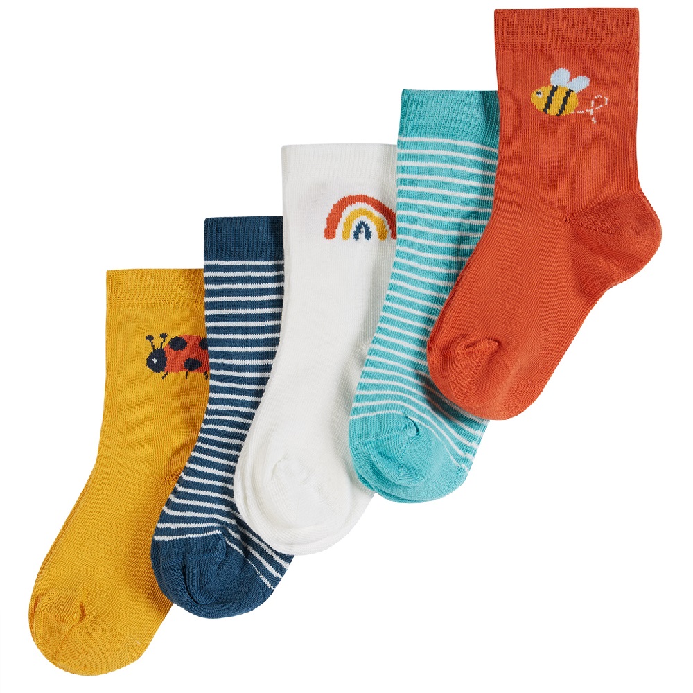 Finlay Socken 5er-Pack Rainbow/Stripe
