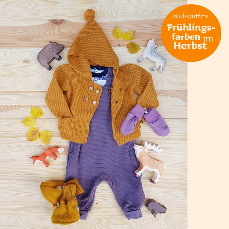 [ Fair Fashion Kids ] Unerwartete Herbstfarben in Gelb & Fliederlila