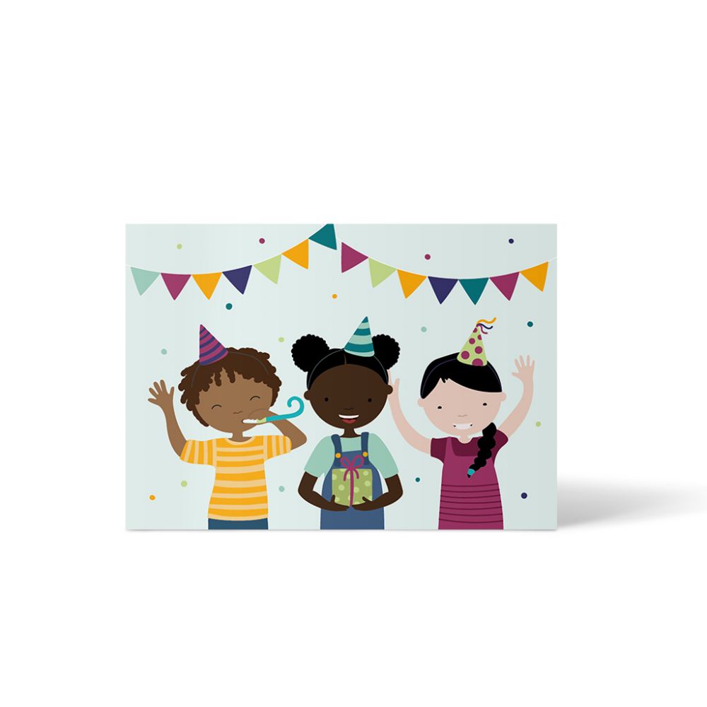 Postkarte Geburtstag Kinder