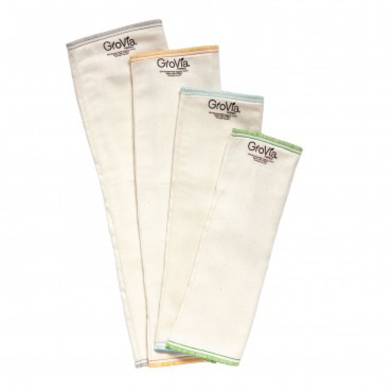 Gro Via Prefolds Organic Cotton/Bambus 3er Pack