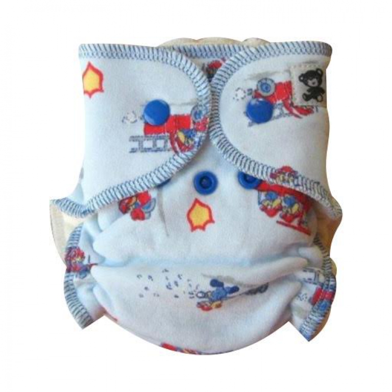 Anavy Höschenwindel Newborn Bambus Feuerwehr weiß (2-6kg)