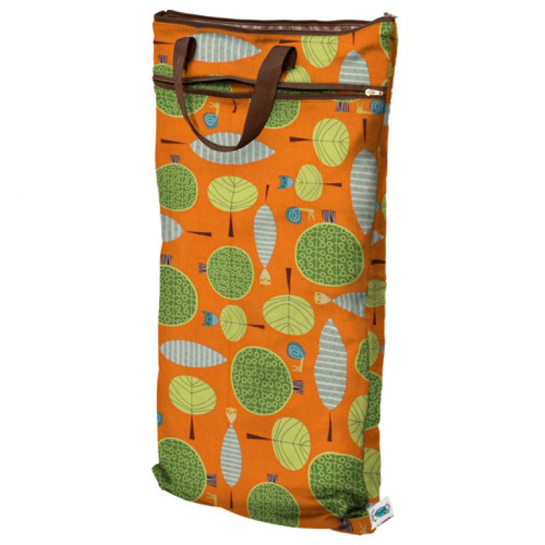 Planetwise Hanging Wet/Drybag Orange Woods