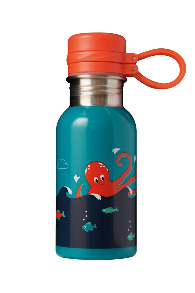 Trinkflasche Oktopus indigo