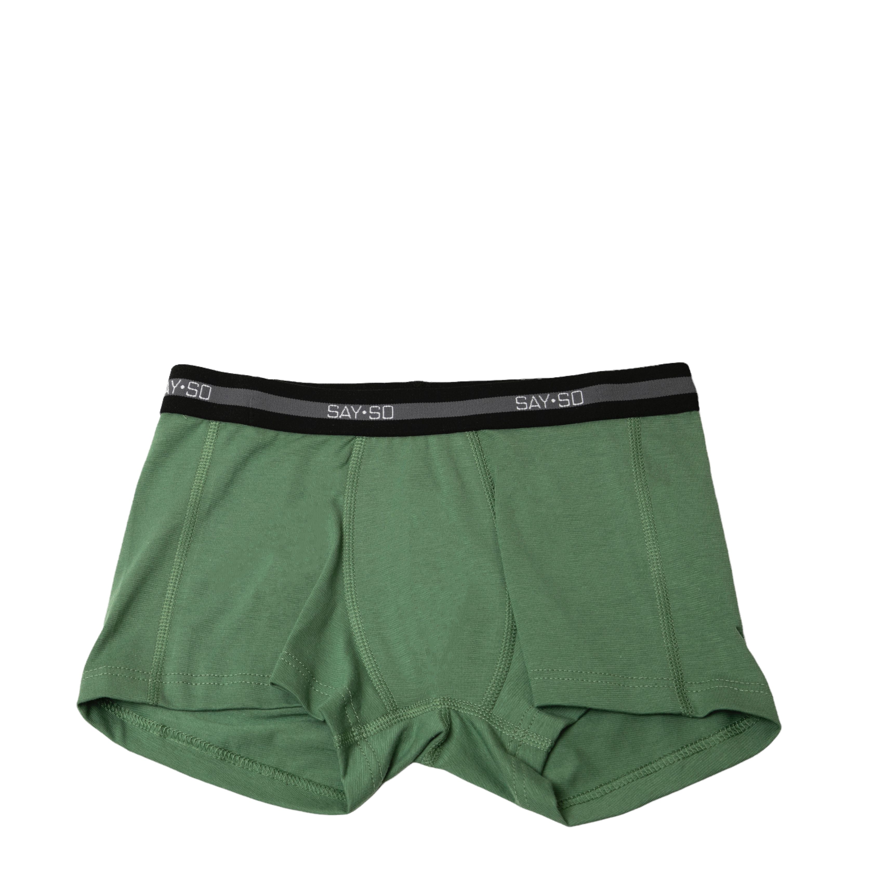 Boxershorts uni grün