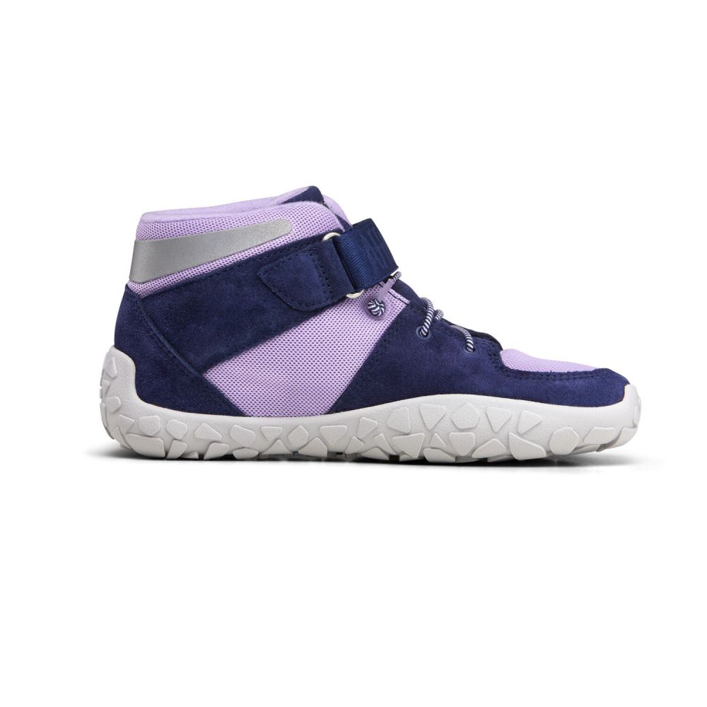 Mid-Sneaker Leather lavender