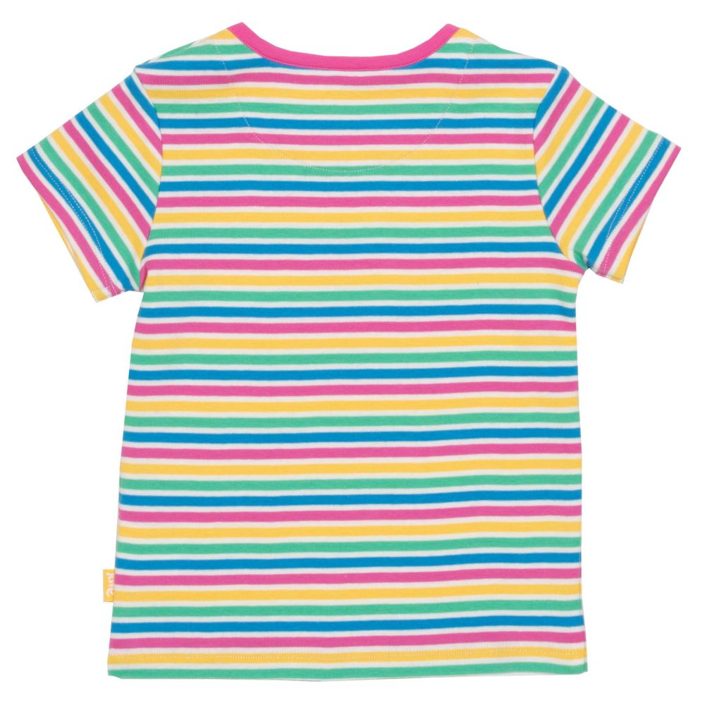 T-Shirt Regenbogenringel pastell