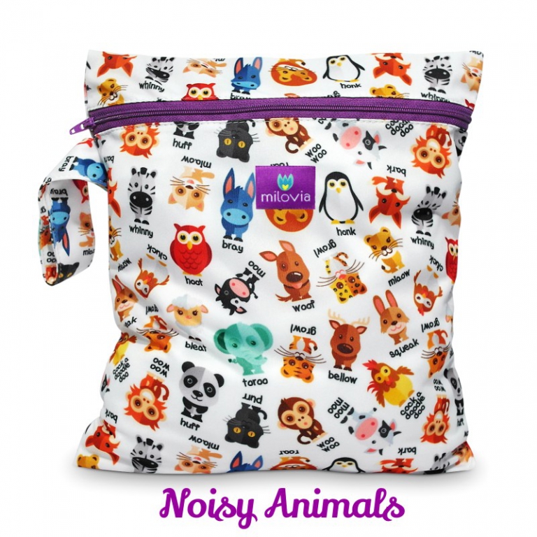 Milovia Wetbag Noisy Animals