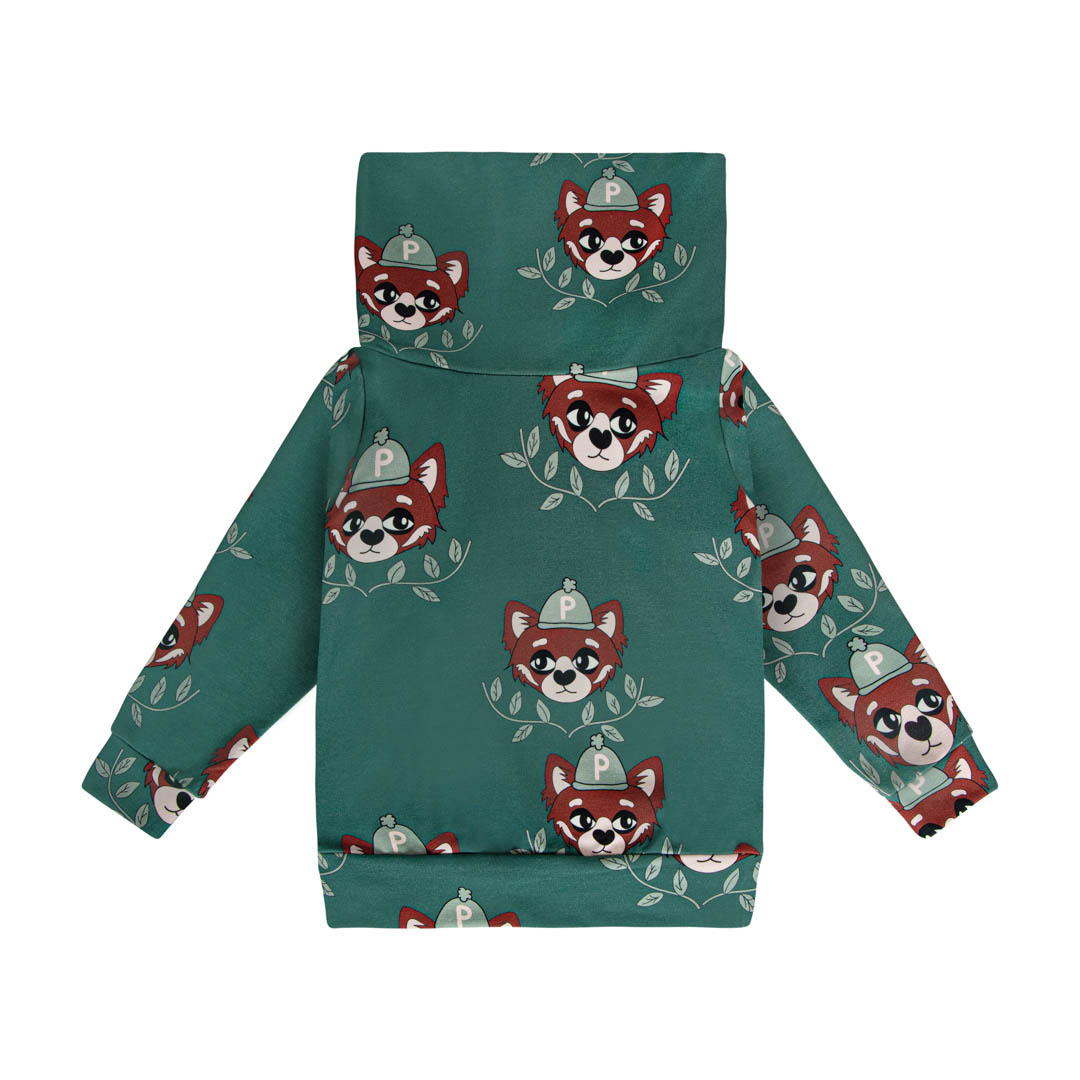 Sweatshirt Schalkragen Panda