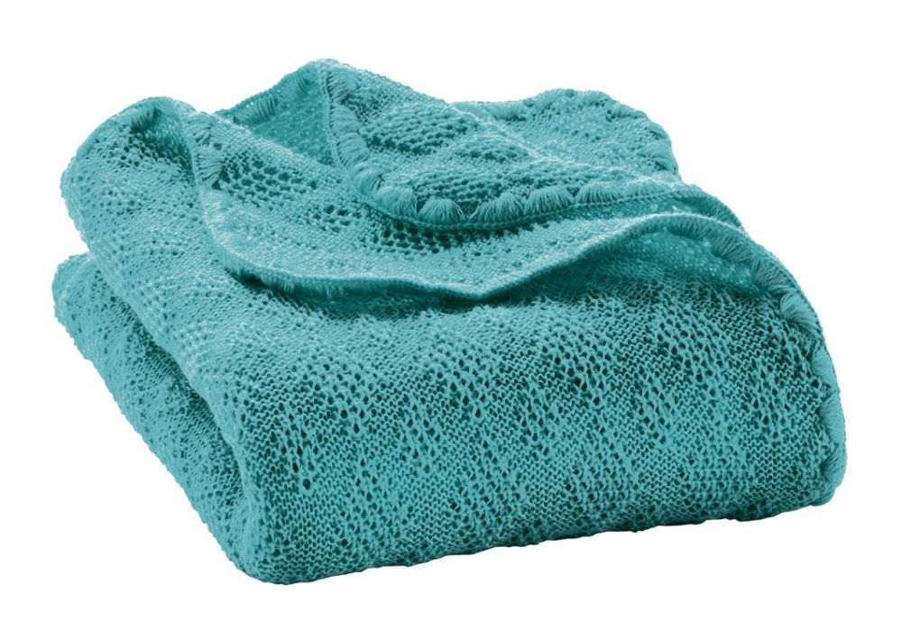 Woll-Babydecke lagoon 100x80