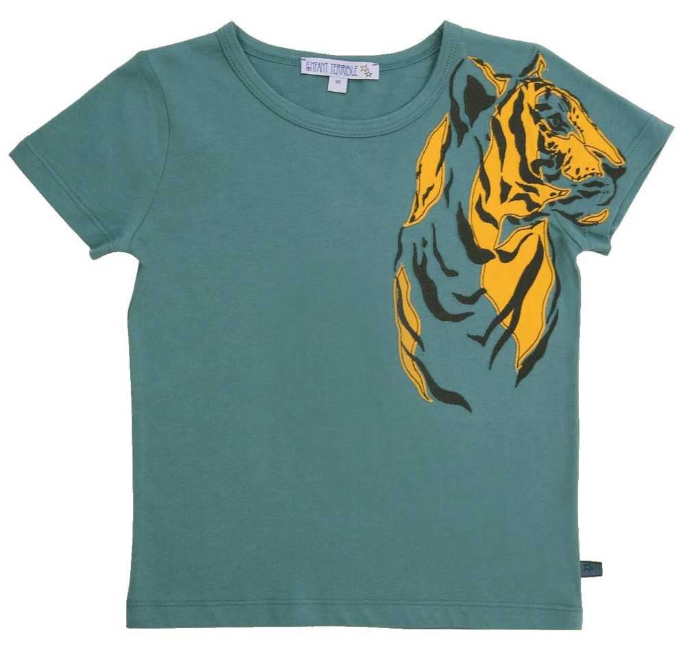 T-Shirt Applikation großer Tiger