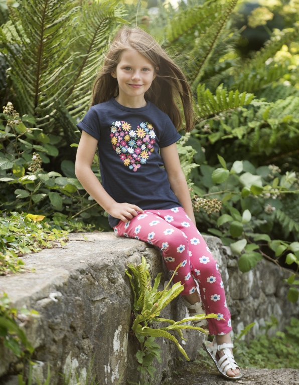 Praa T-Shirt Blumen navy