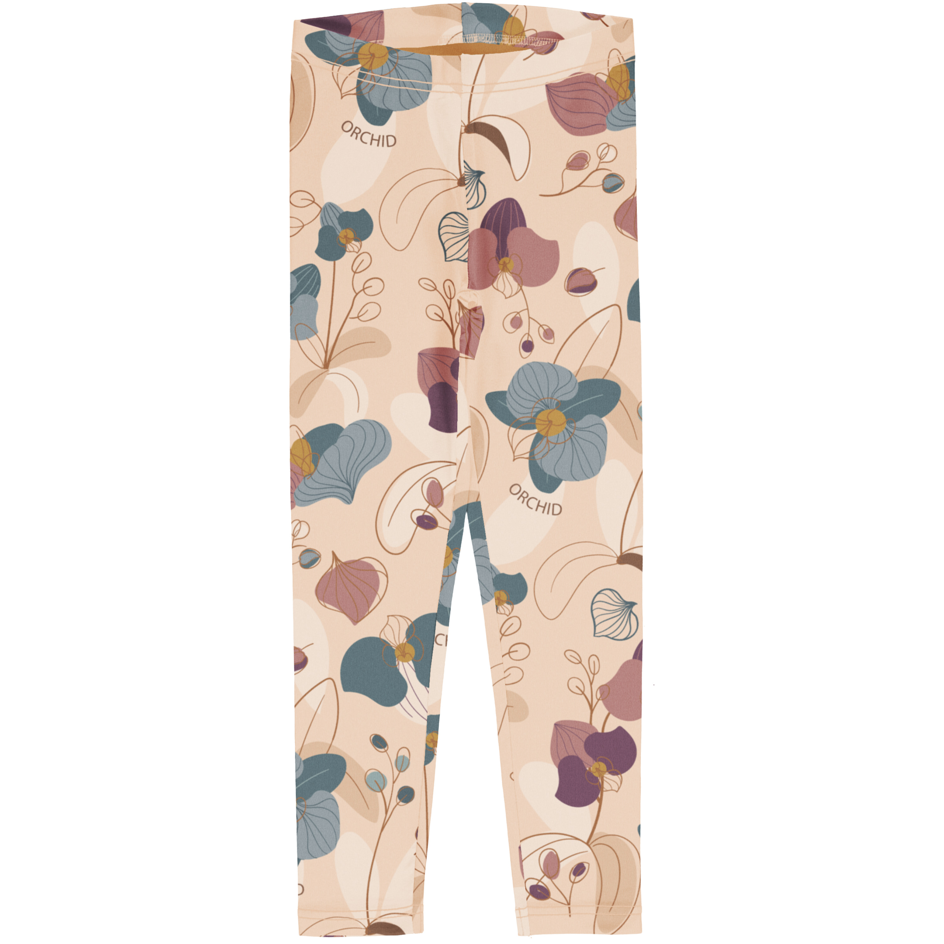 Leggings lined Tropical Orchid