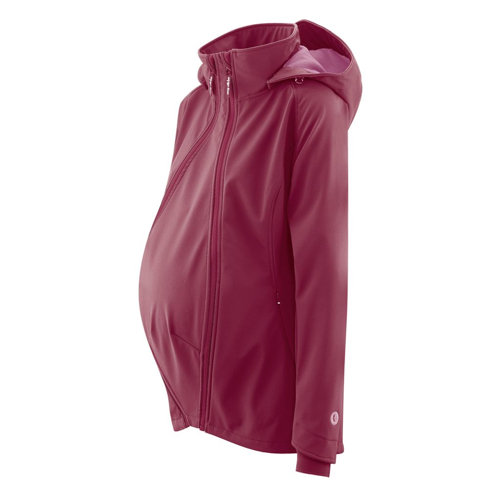 Softshell-Tragejacke Clickit Allrounder beere