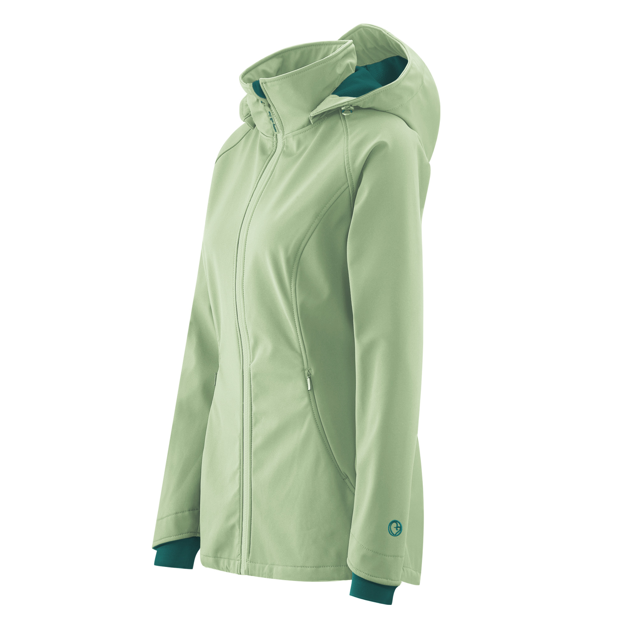 Softshell Tragejacke Allrounder grün