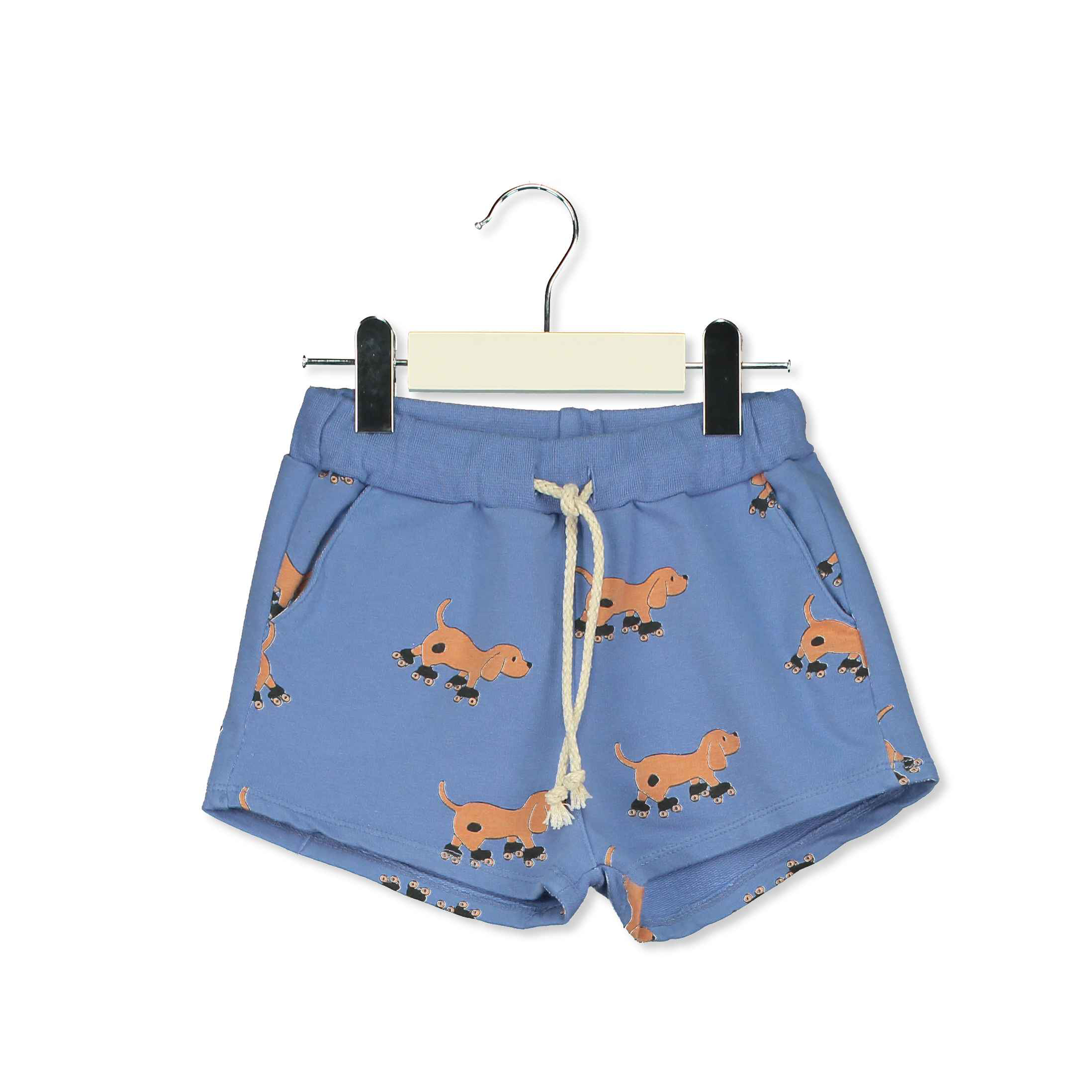 Shorts blau Hunde