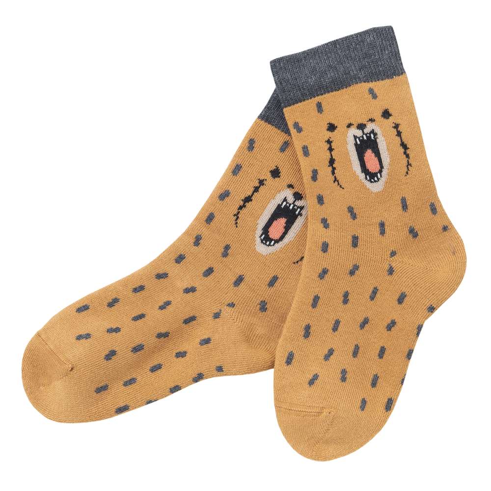 Socken Frottee Grizzly karamell