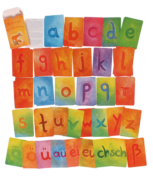 Kartenspiel Alphabet Kleinbuchstaben