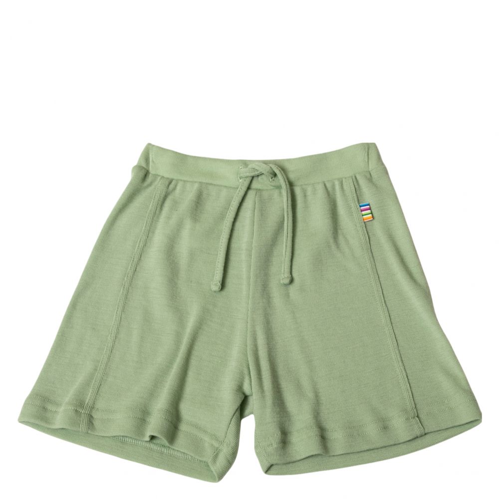 Shorts Wolle/Seide pale green