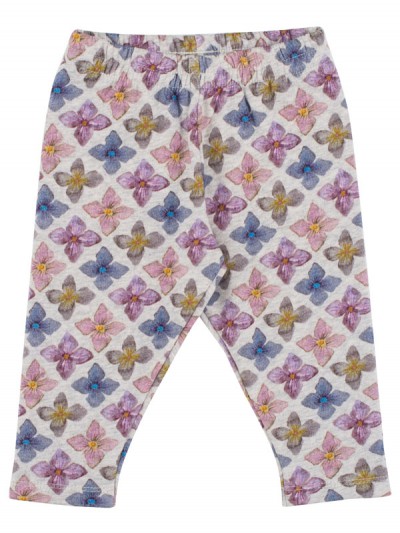 Baby Sweat-Leggings Ash Flowers 
