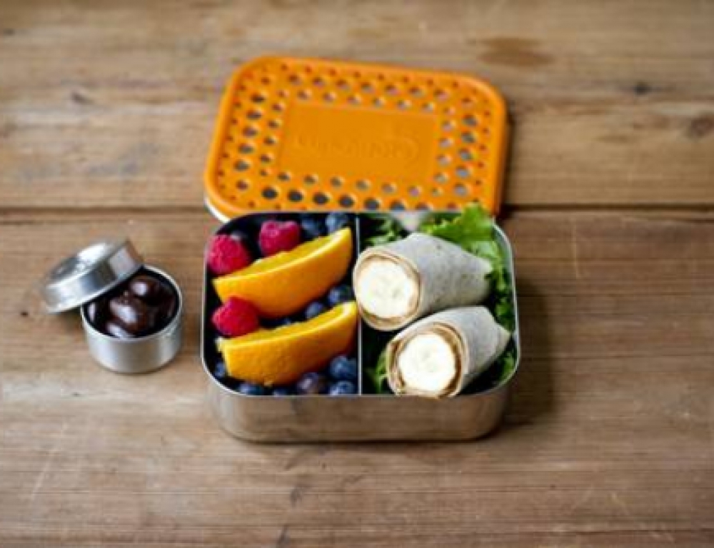 LunchBots Duo Dots orange