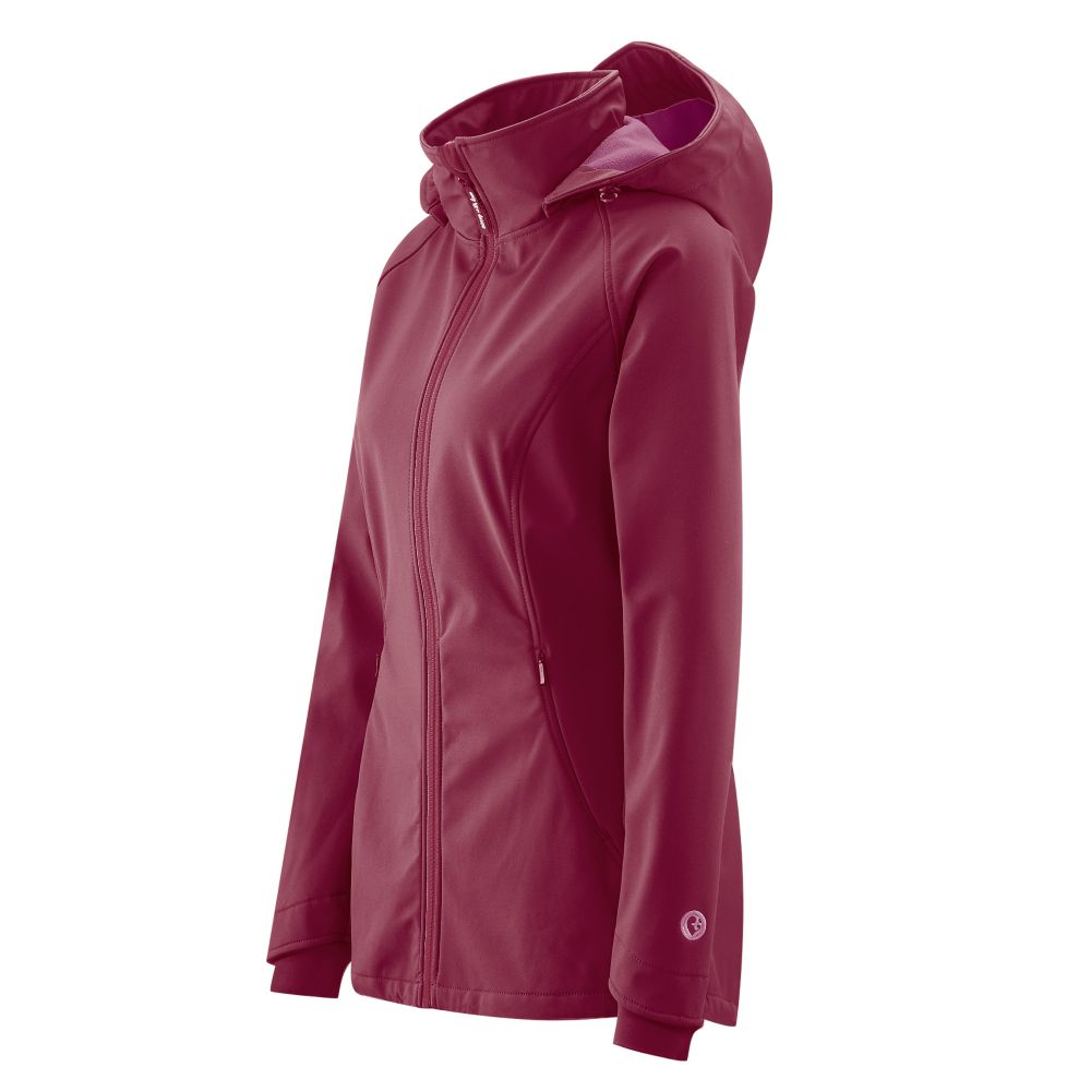 Softshell-Tragejacke Clickit Allrounder beere