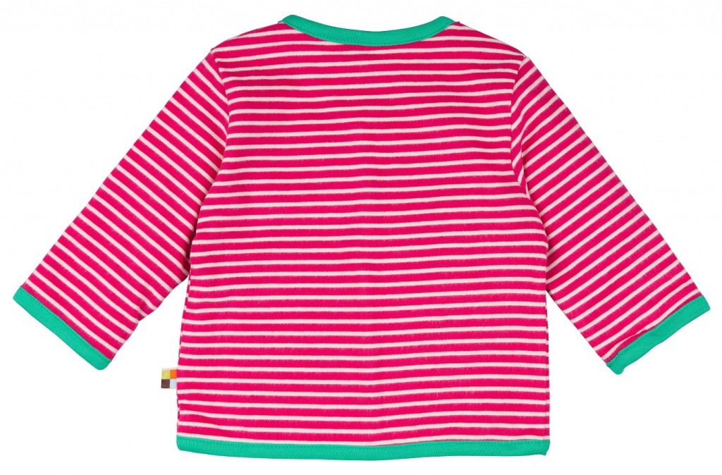 Wendejacke z. Knöpfen Ringel raspberry Wendejacke z. Knöpfen Ringel raspberry