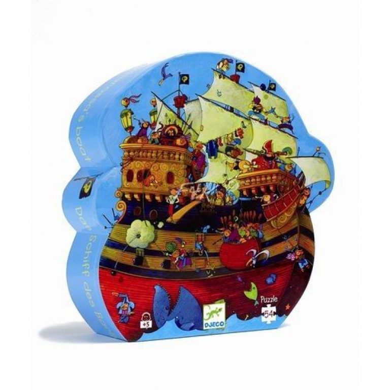 Formenpuzzle das Schiff des Barbarossa