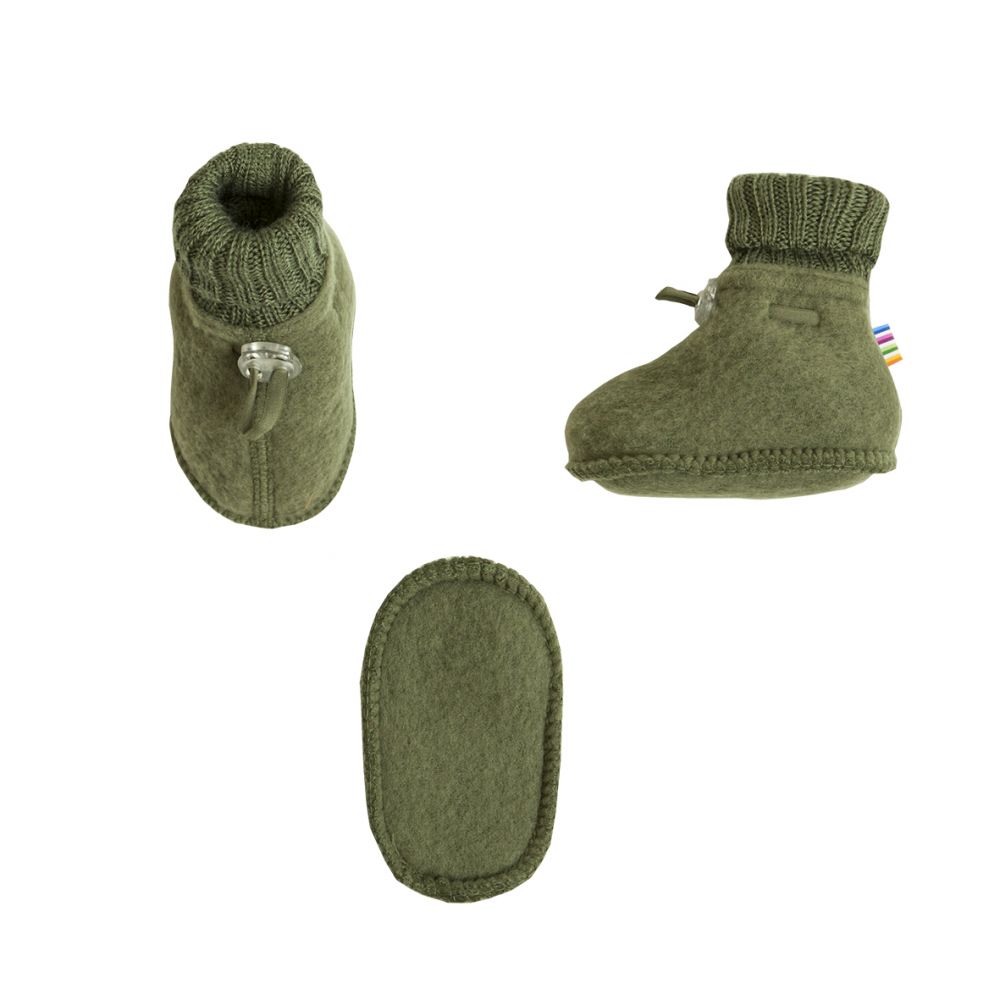 Joha Booties Soft Wolle olive