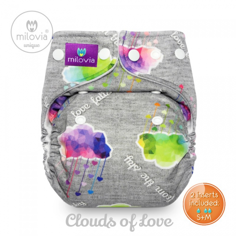 Milovia Pocketwindel Onesize Clouds of Love unique