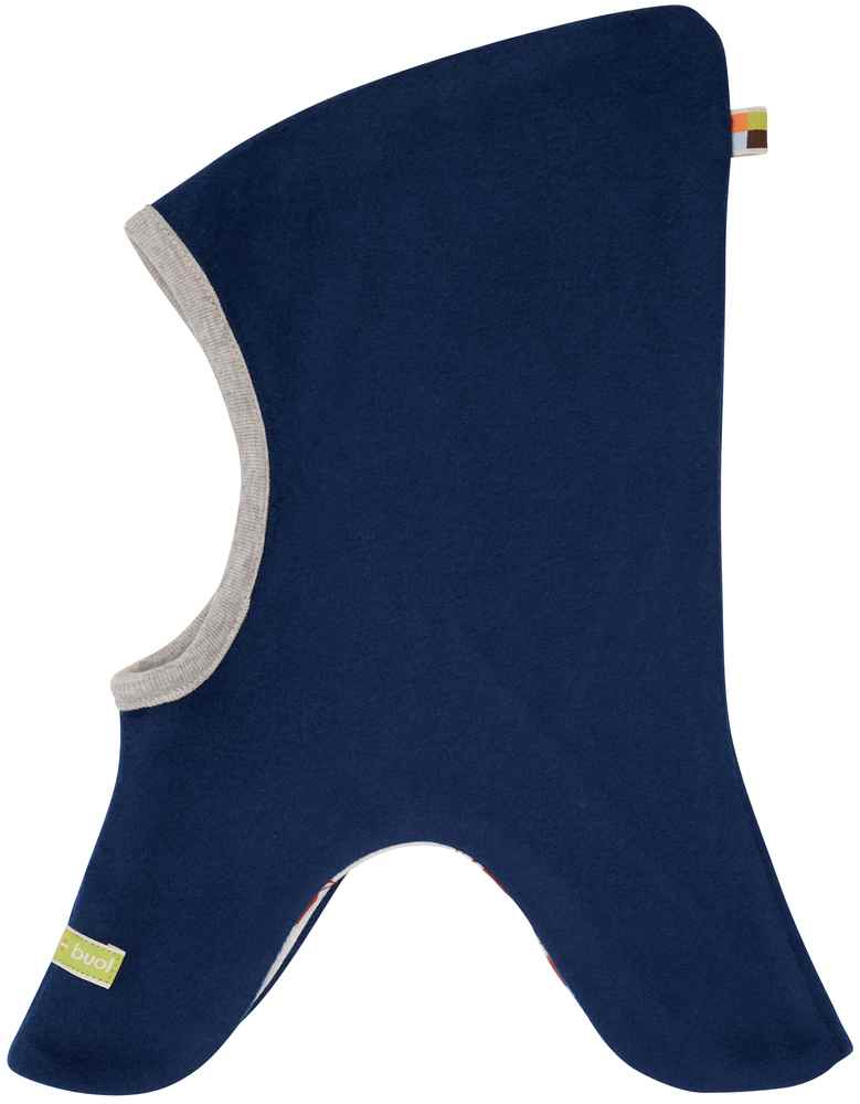 Schlupfmütze Fleece Füchse ultramarin 