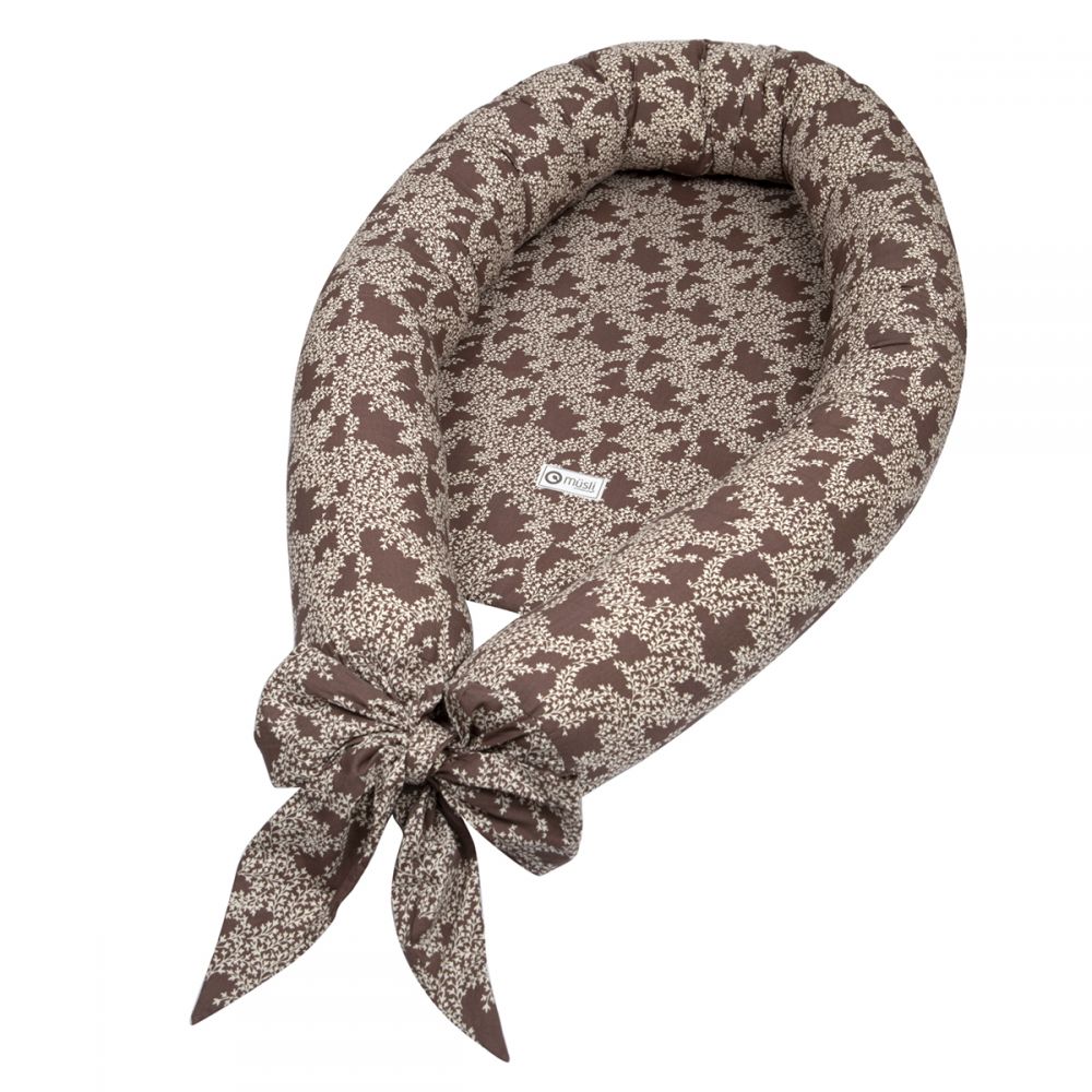 Babynest Petit Fleur brown