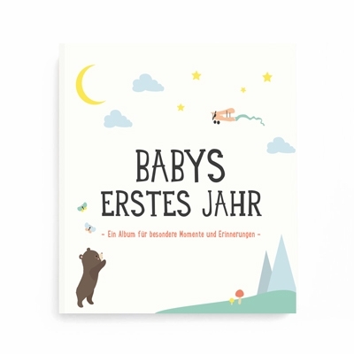 Milestone Cards Fotoalbum Babys erstes Jahr