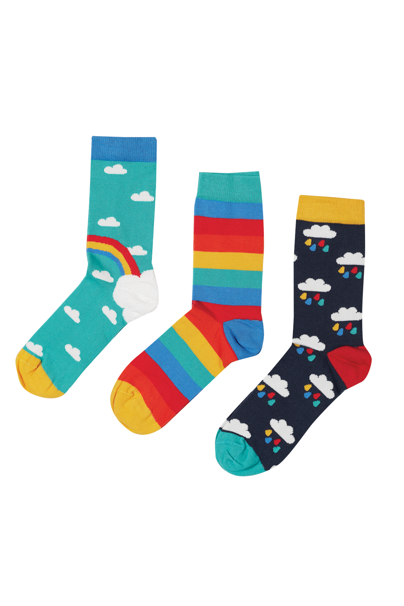 Rock My Socks Regenbogen Wolken