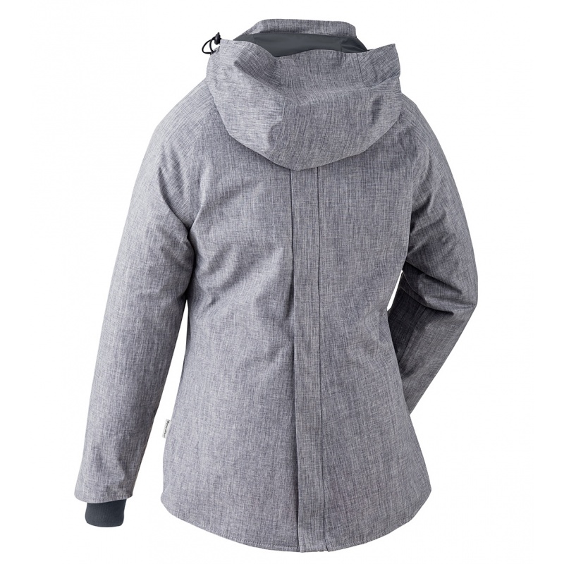 Mamalila Winterjacke mit BKS für Zwei grau meliert Mamalila Winterjacke mit BKS für Zwei grau meliert