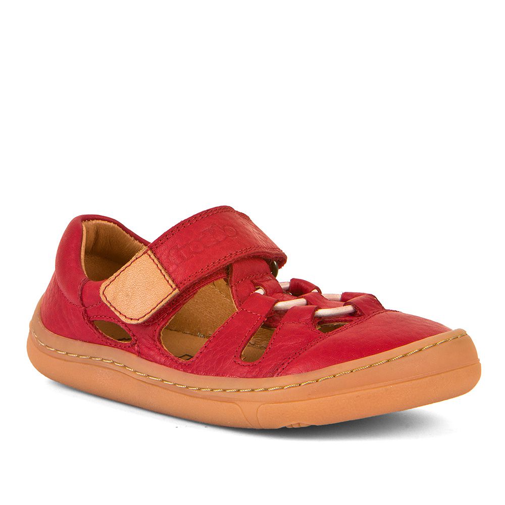 Barefoot Sandale Elastic red