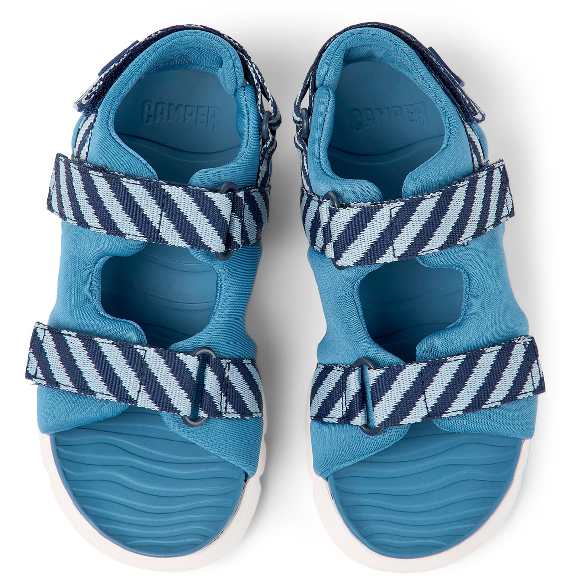 Oruga Doppellklett Sandale blue