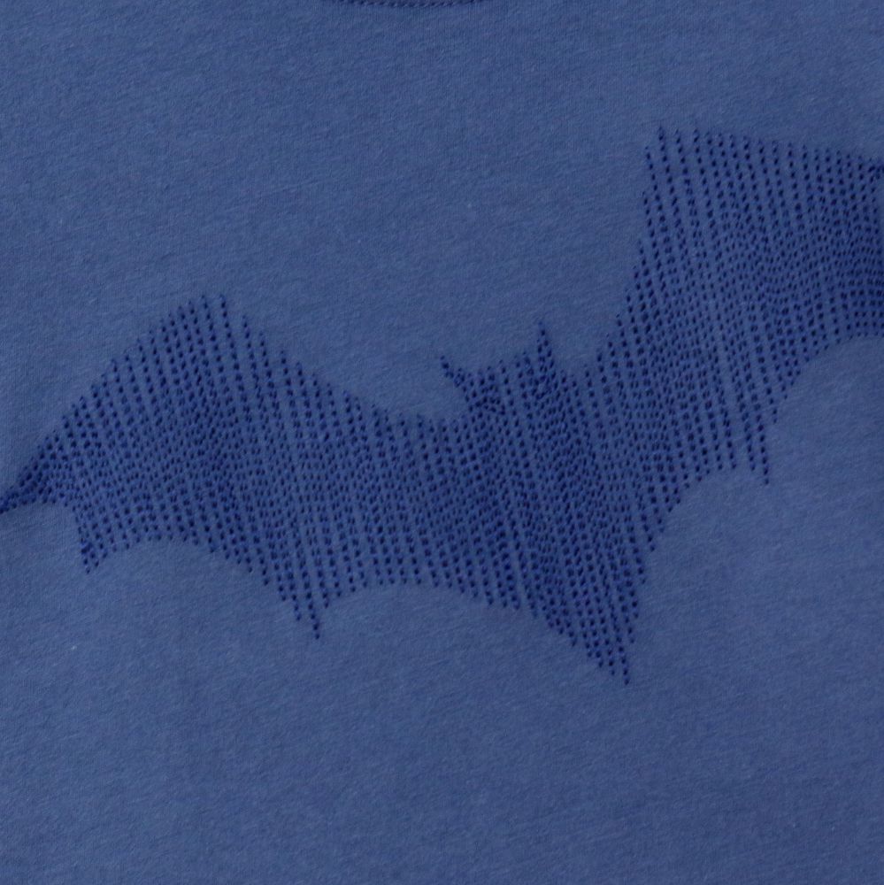 T-Shirt Stickerei Fledermaus blue T-Shirt Stickerei Fledermaus blue