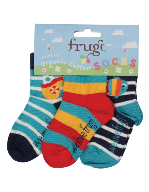 Socken Fisch 3er Pack