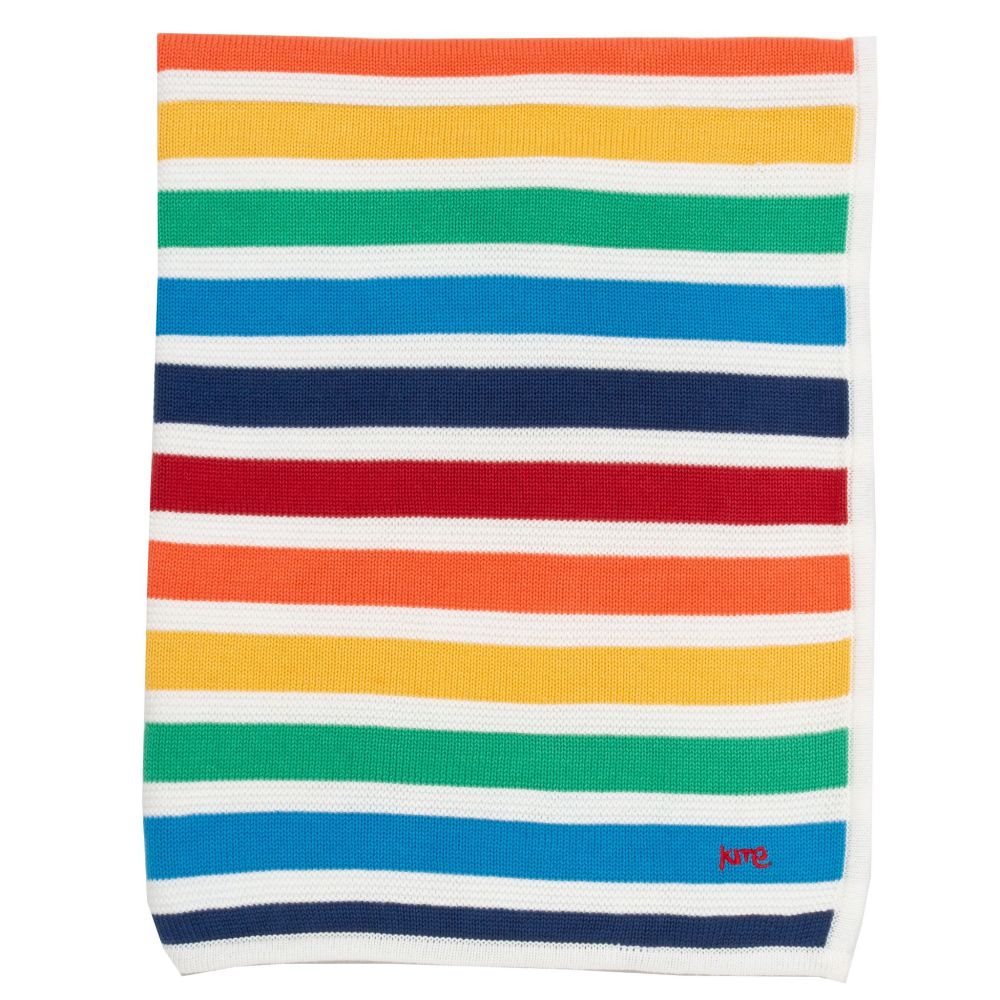 Strickdecke Regenbogen