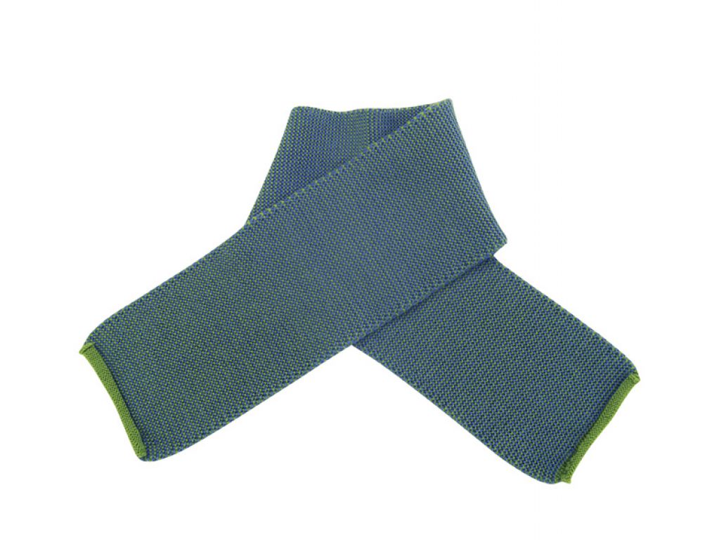 Melange-Schal grün