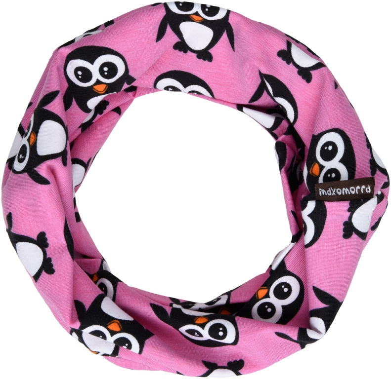 Schlupfschal Pinguin pink