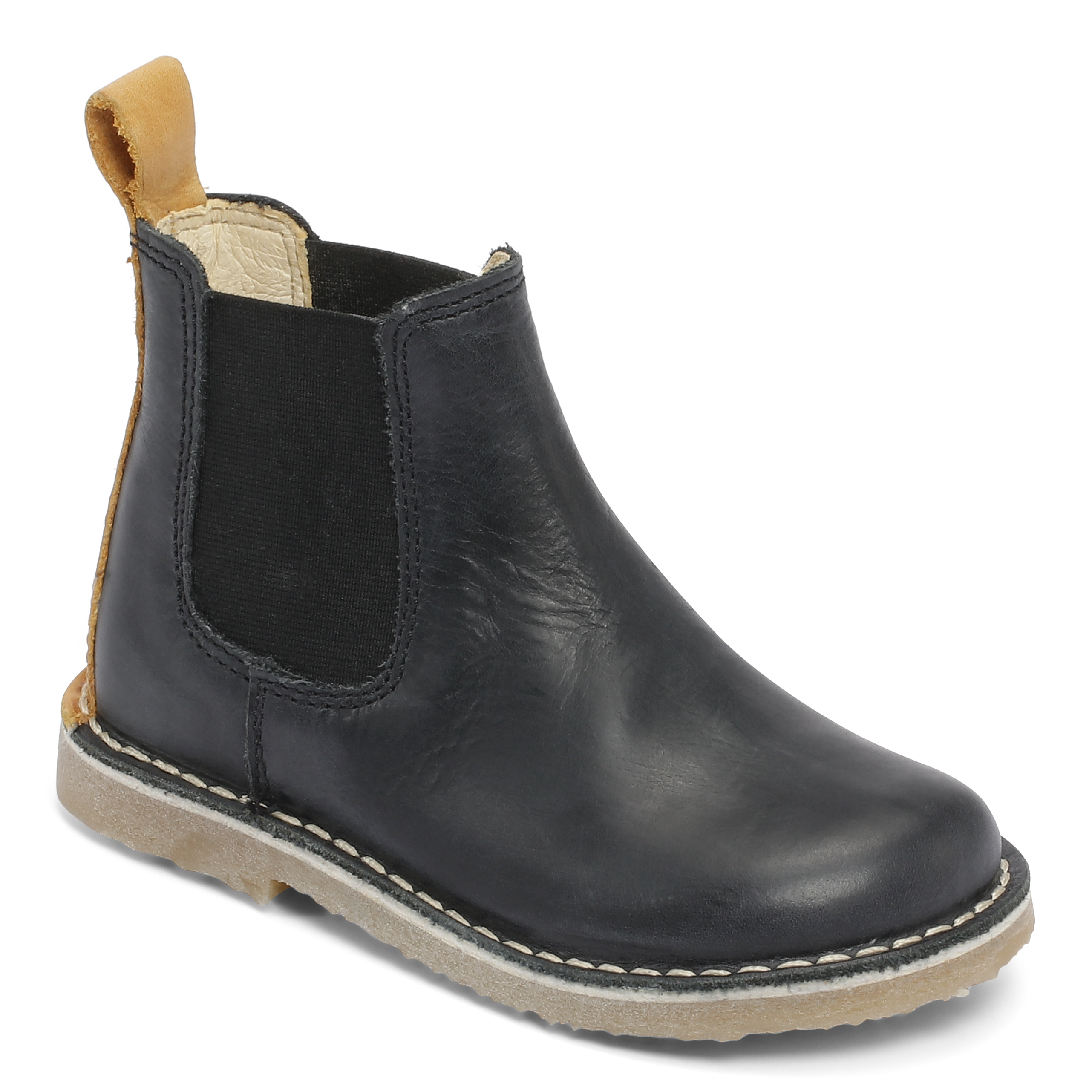 Cajsa Chelsea Boots black/yellow