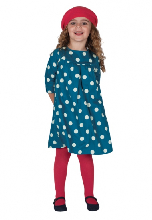 Darcy Kleid Punkte petrol