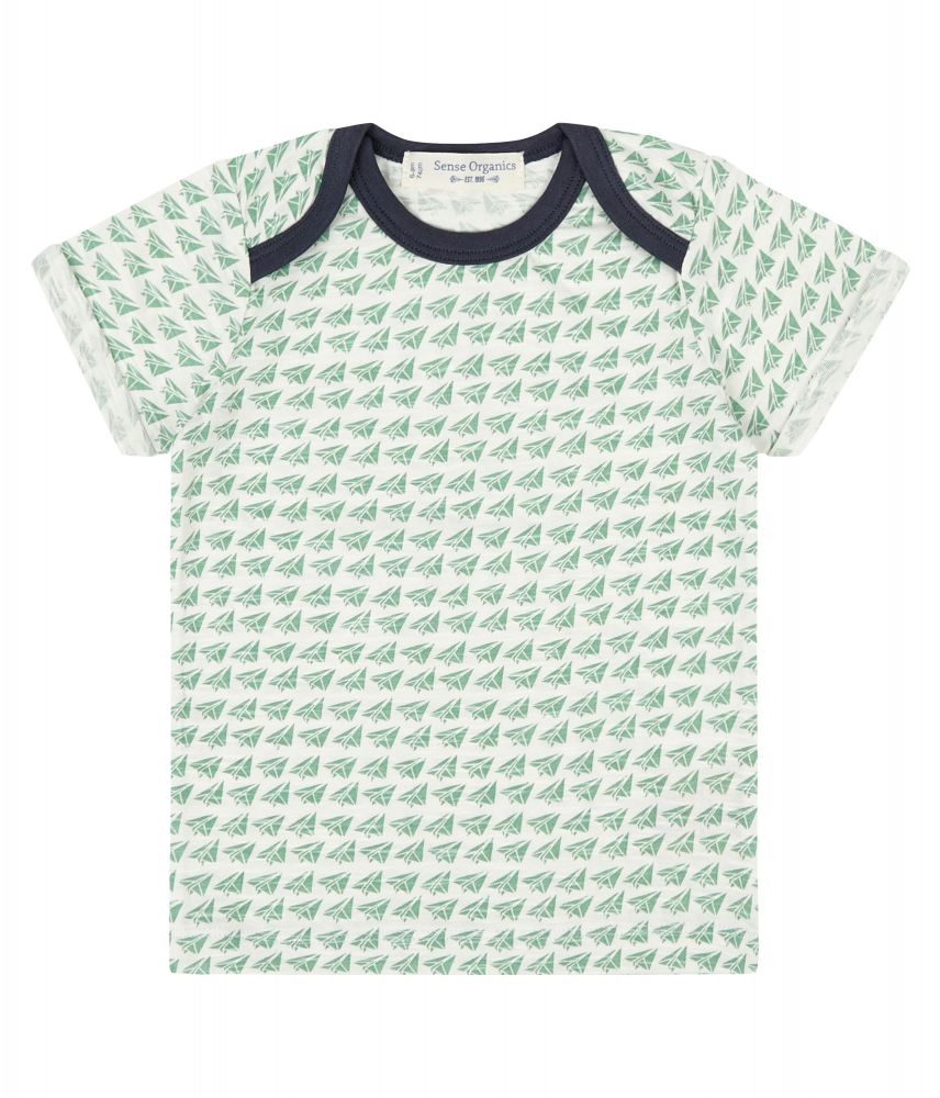 Tobi T-Shirt Papierflieger mint