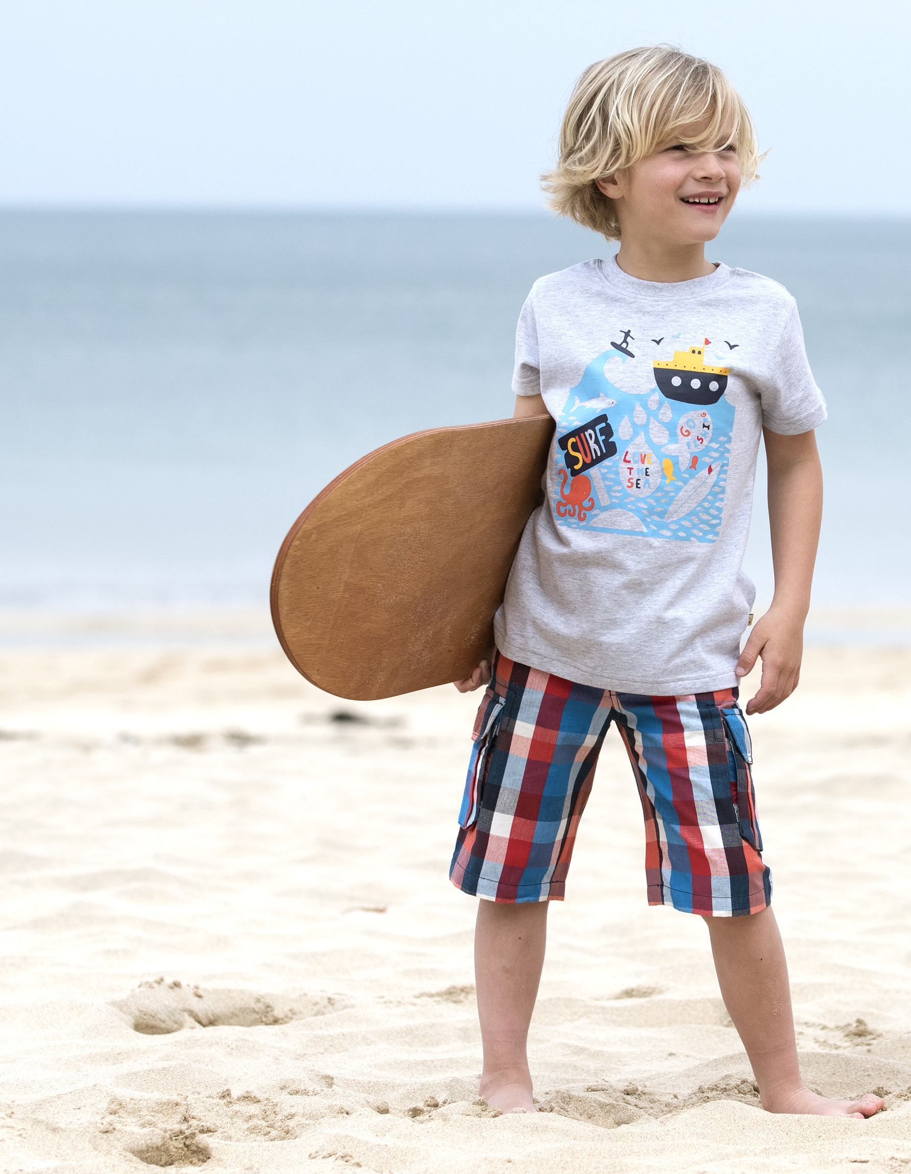 Atlantic T-Shirt Meer grau Atlantic T-Shirt Meer grau