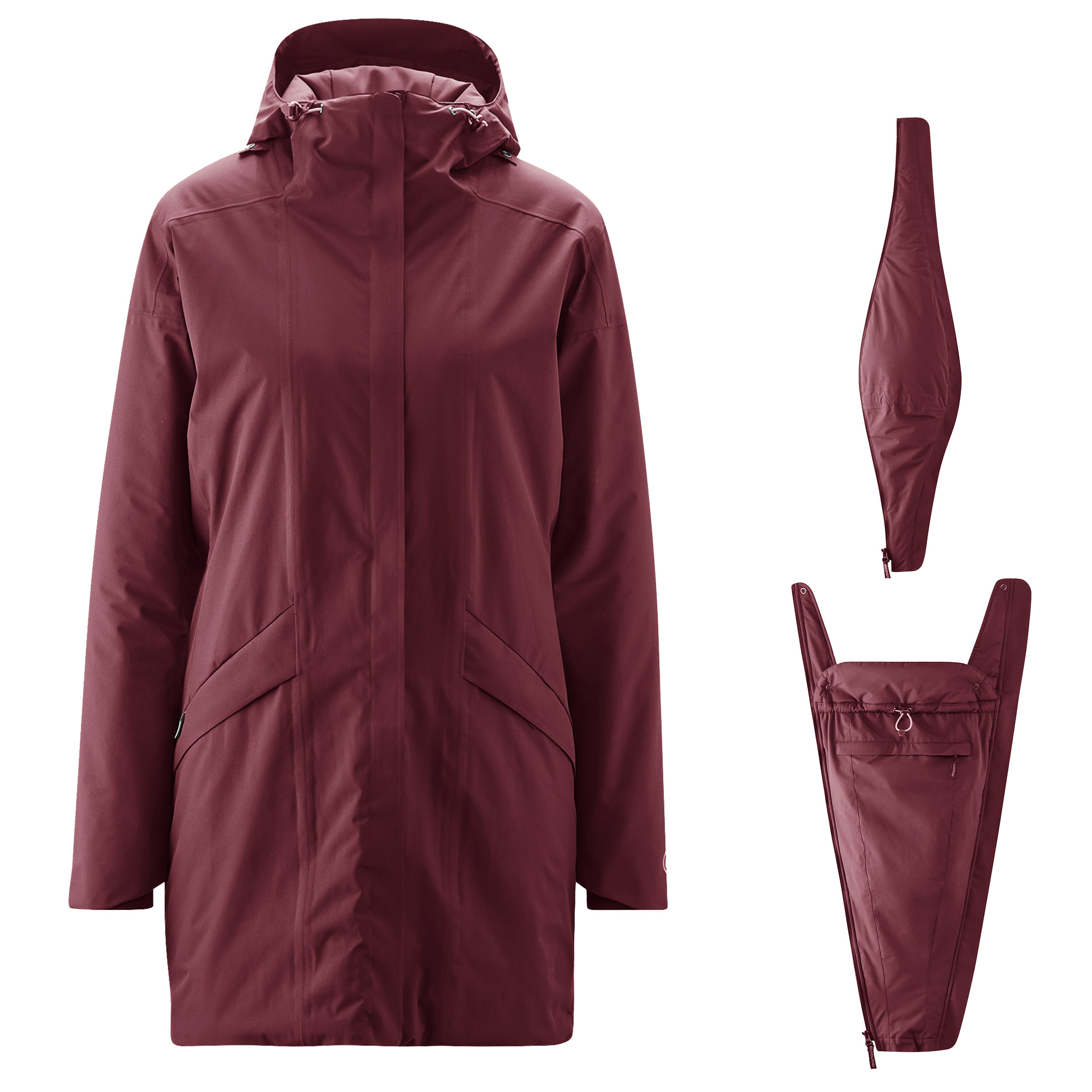 Winter-Trageparka WinterWander beere