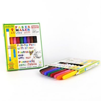 Fasermaler 9+1 Löschstift