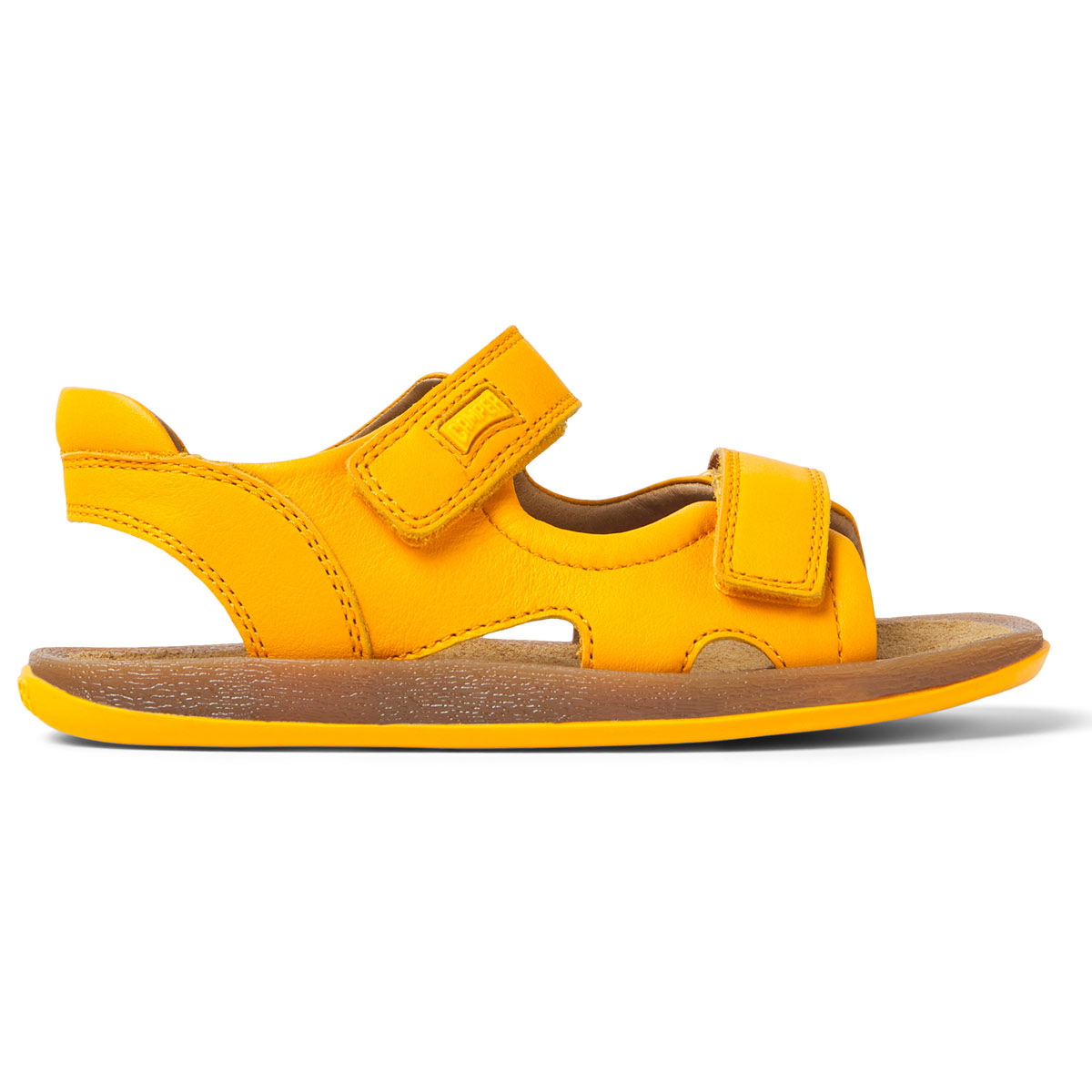 Bicho Doppelklett Sandale yellow