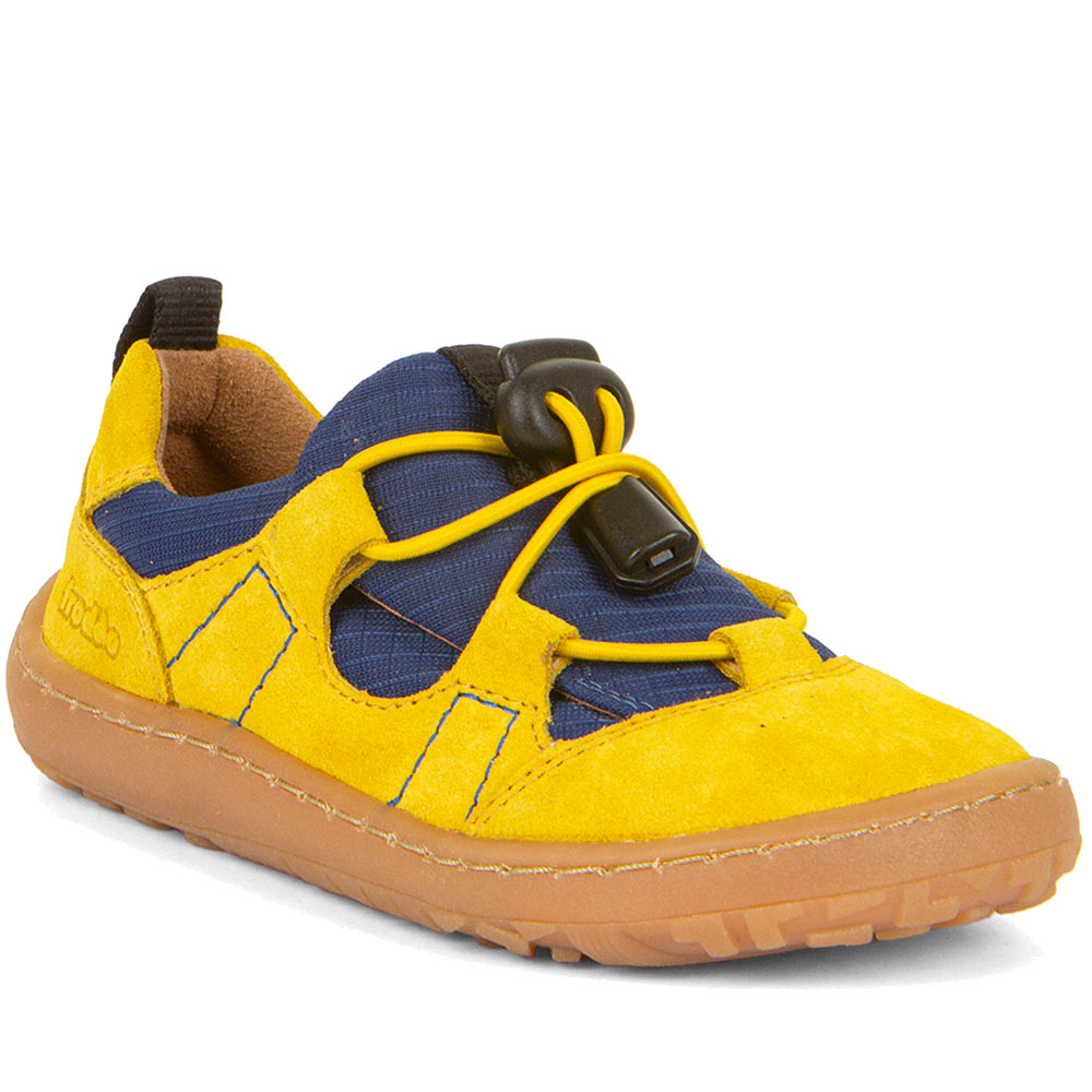 Barefoot Sneaker Track blue/yellow